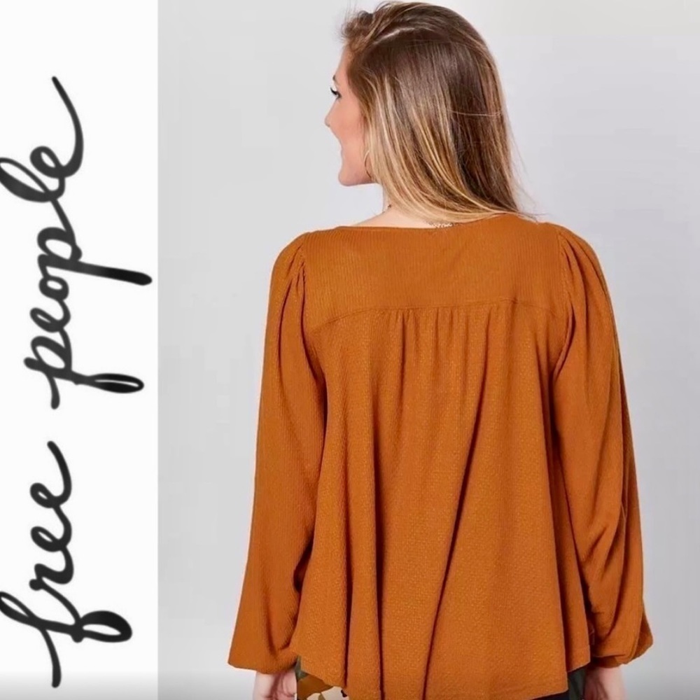 Free People Devin Textured Knit Top NWT - Picture 3 of 9